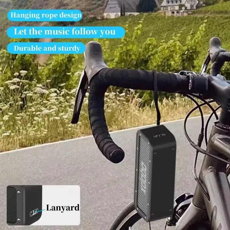 Wake Wireless Bluetooth Speaker Outdoor Portable Waterproof TWS 100W High Power Insert card stereo bass gun Audio System