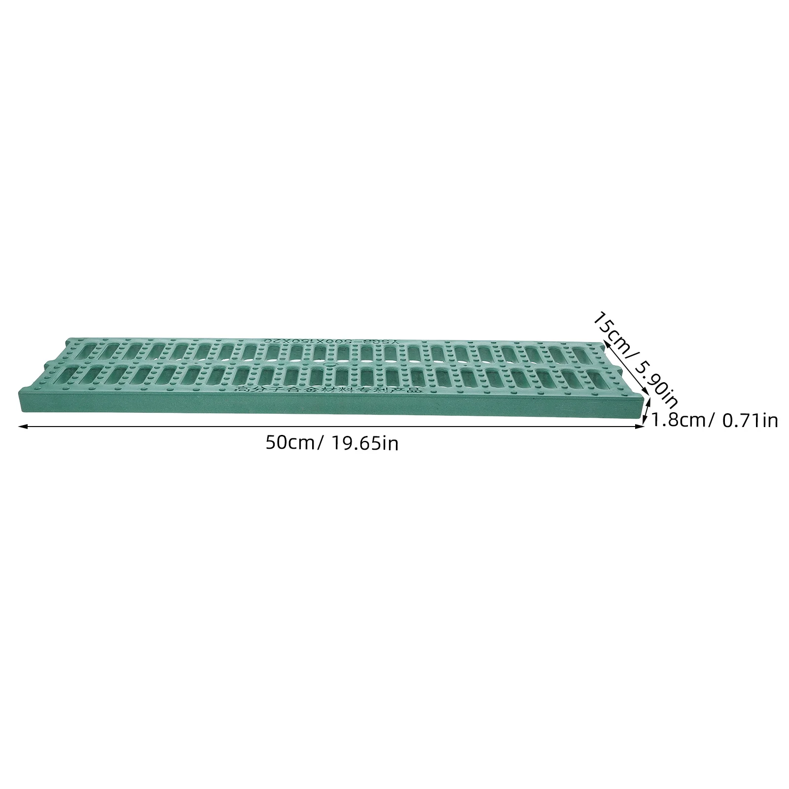 Plastic Drain Grate Channel Trench Drainage System High Load Capacity Outdoor Indoor Easy Installation Durable Garage Yard Pool