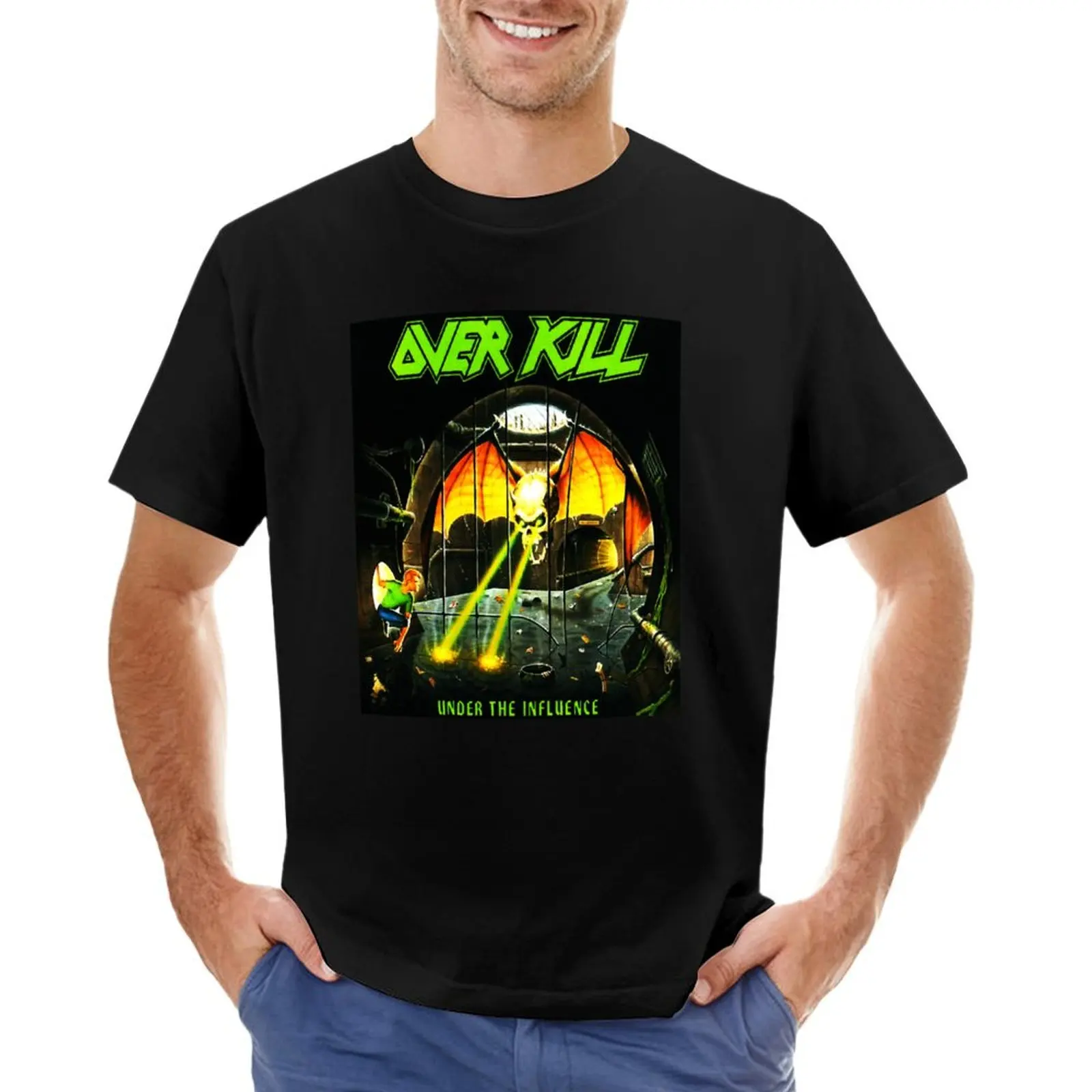 Overkill band metal popular Genres Thrash metal T-Shirt vintage anime shirt boys whites plain t shirts men