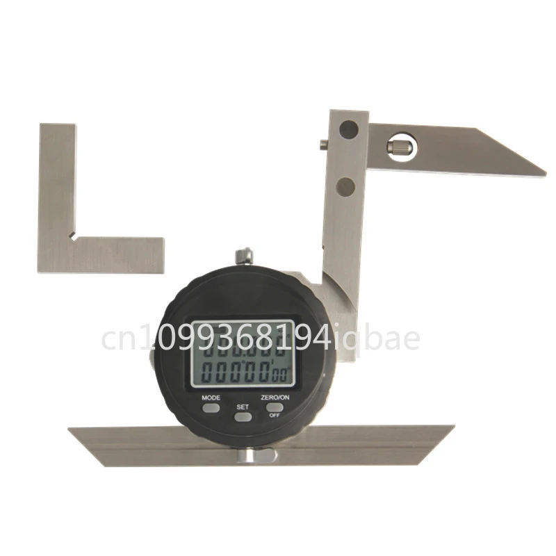 Stainless steel high-precision right-angle ruler digital display universal angle ruler 0-360 degree angle gauge angle meter