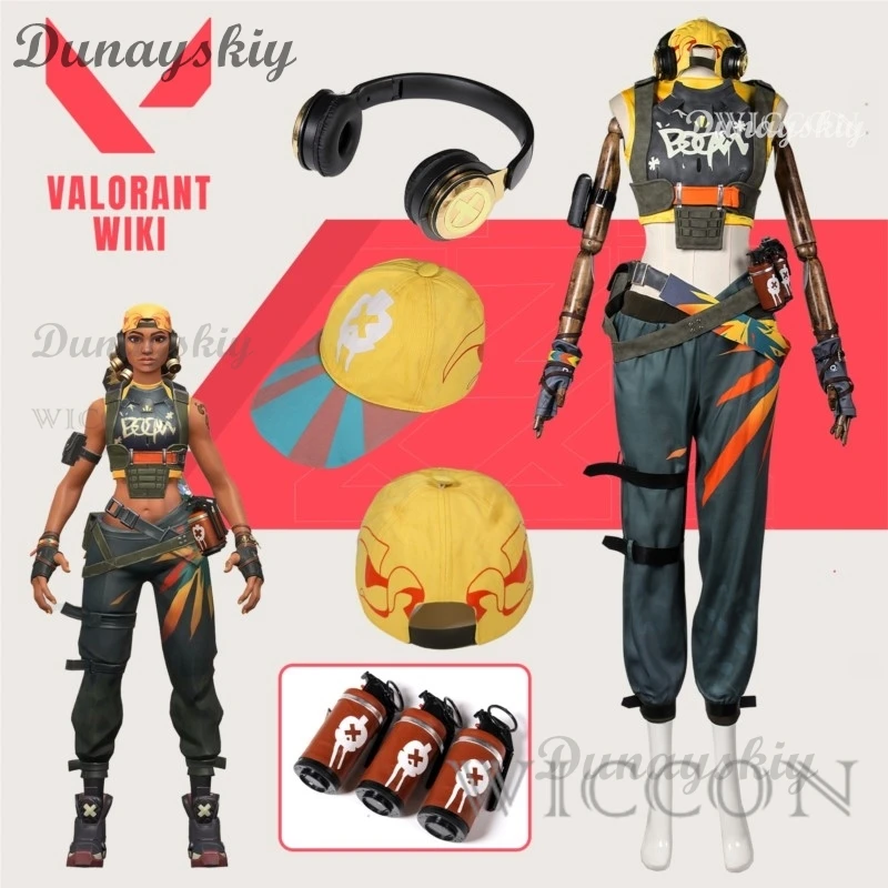 

Игра VALORANT Raze Косплей Костюм Tayane Alves наряд Raze Косплей Взрослые Женщины Мужчины Костюм Для Хэллоуина Карнавальная Вечеринка