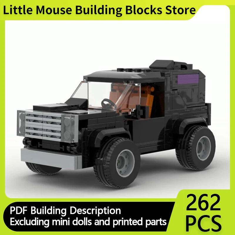 Popular Anime Car Model MOC Building Bricks Masked Special Vehicle Modular Technology Gifts Holiday Assemble Children Toy Suit