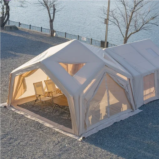 Large Inflatable Air Cube Family Party Tent With Outdoor Camping Winter Isolation