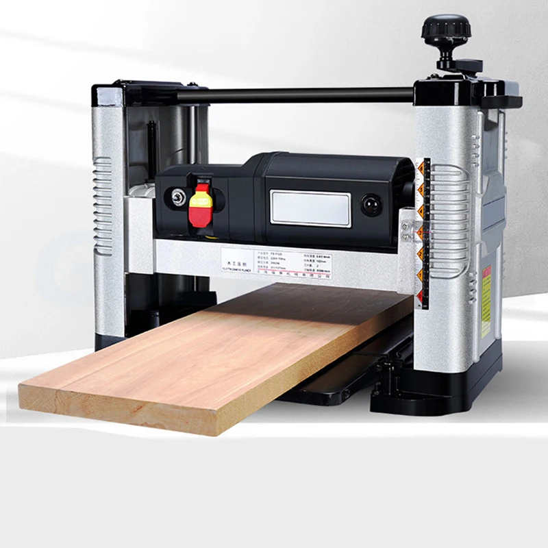 Woodworking Press planer 2000W with Stand Multifunctional bench 12 Inch Wood Planer Waterproof Dustproof Heavy Duty Woodworking