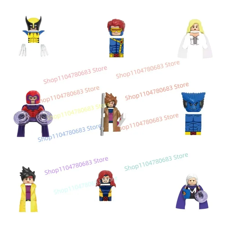 Blocs de construction MOC G0166-0167, Mini figurine de loup-garou, modèle d'assemblage, affichage, personnage de film animé, jouet décoratif, cadeau à collectionner