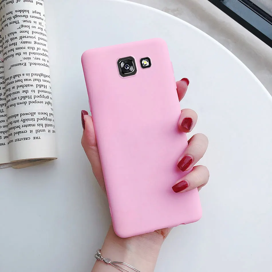Candy Farbe Silikon Telefon Fall Für Samsung galaxy J3 J5 J7 2017 J4 J6 Plus J8 A5 A6 A7 A8 a9 2018 J2 J5 J7 Prime Weiche Zurück Fall – Detail 4