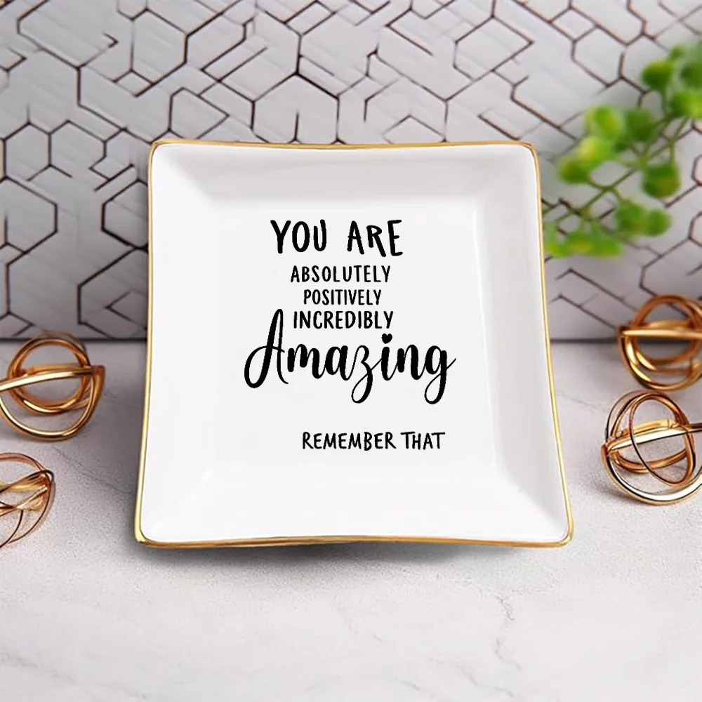 This Stunning Jewelry Dish Is The Perfect Gift for Any Occasion, Whether It'S from a Mother to Her Daughter, for a Wedding, Or A