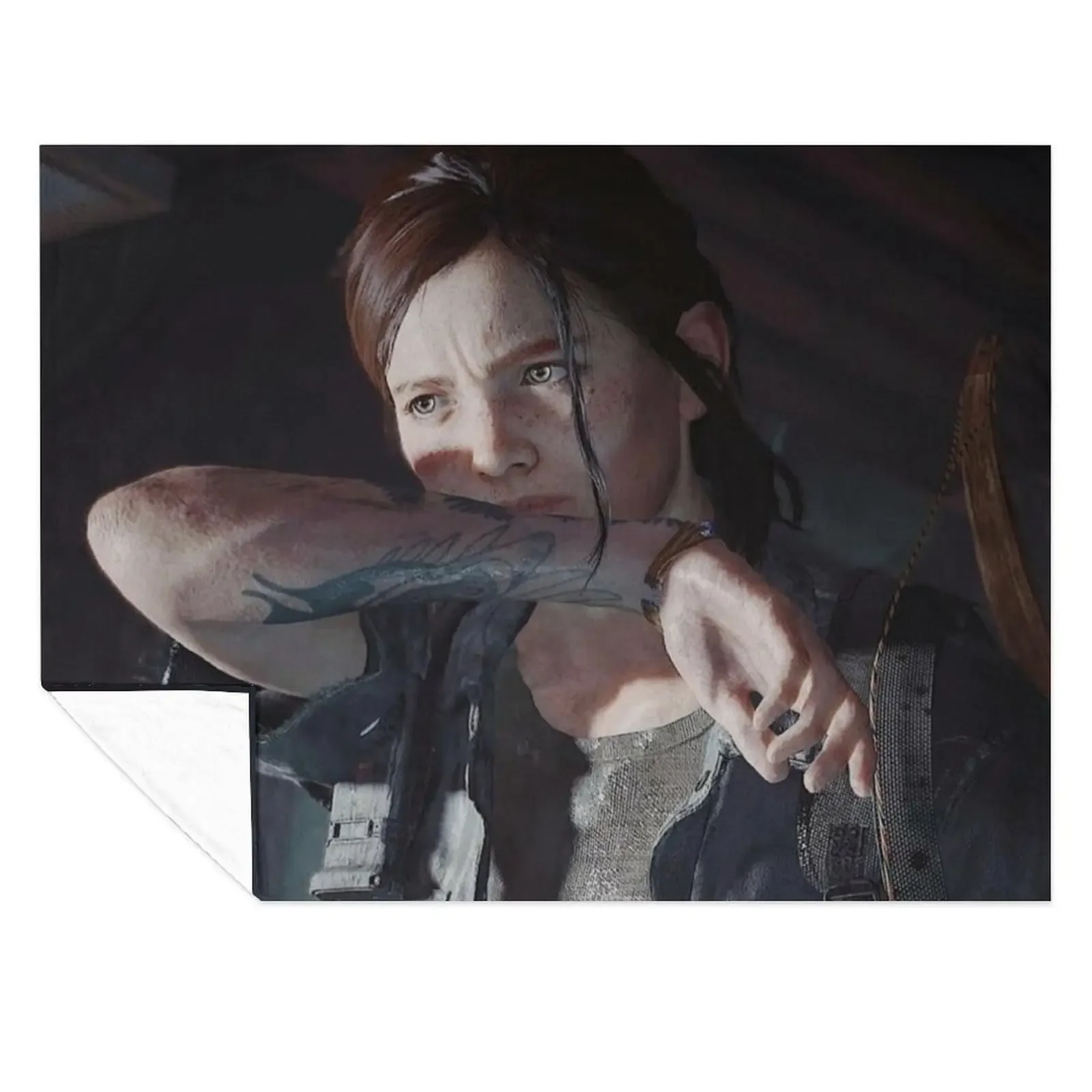 

Last Of Us Ellie poster Throw Blanket Blankets For Bed Nap Heavy Baby Blankets