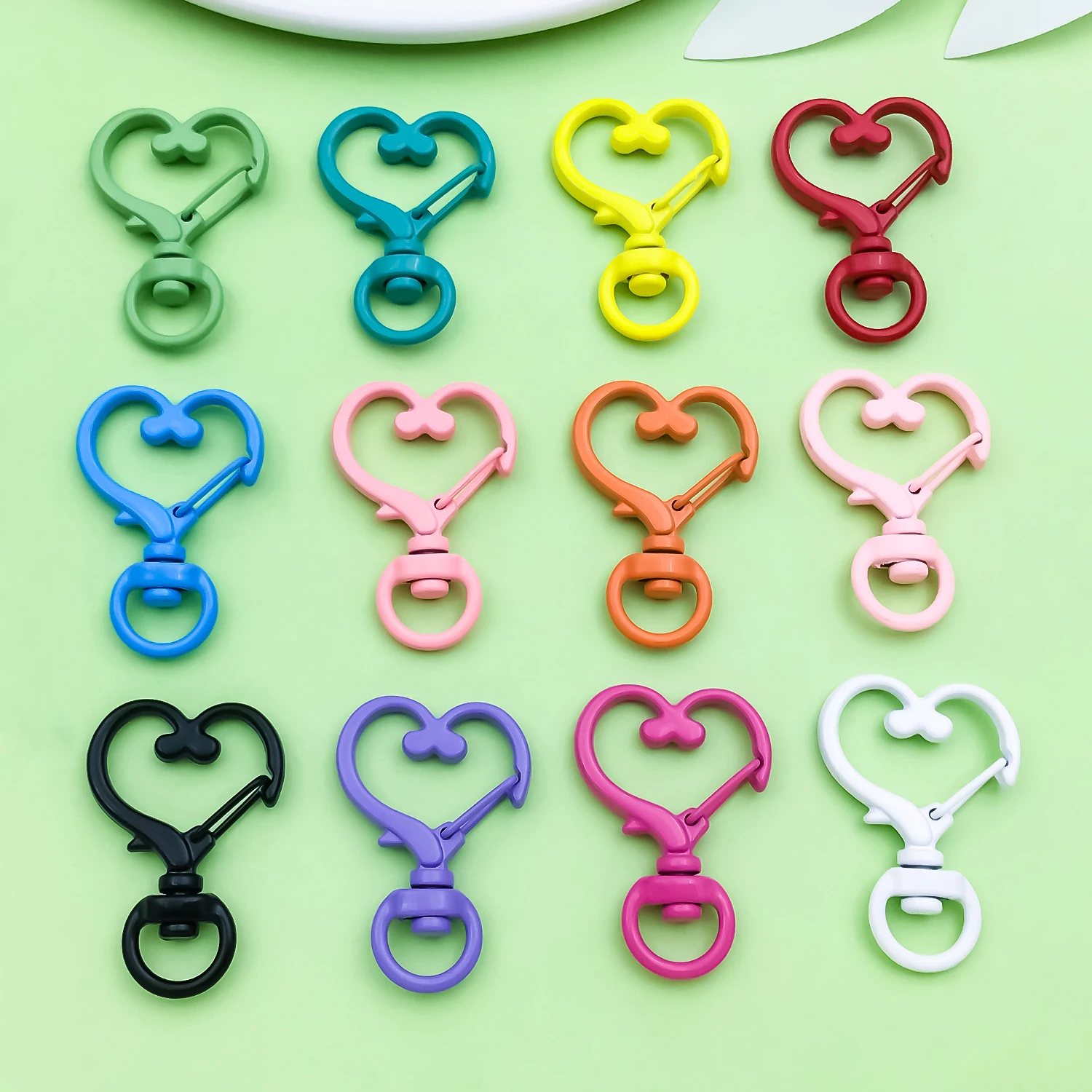 Jewelry Making Charms - 6pcs Color Spray Paint Alloy Peach