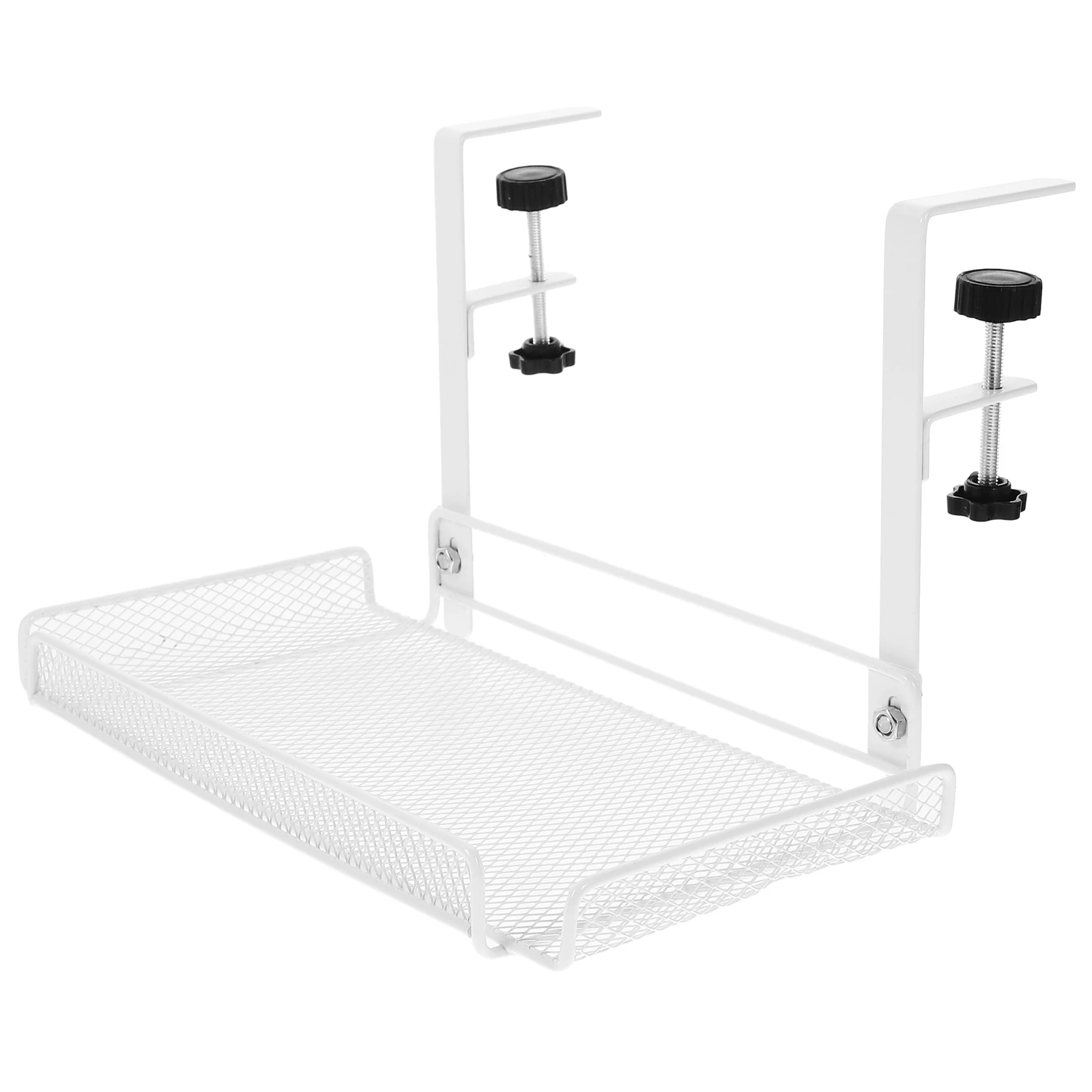 

Management Tray Under Desk Metal Wire Cord Organizer, Desktop Cable Storage Rack, Under Table Cord Holder, Desk Cable