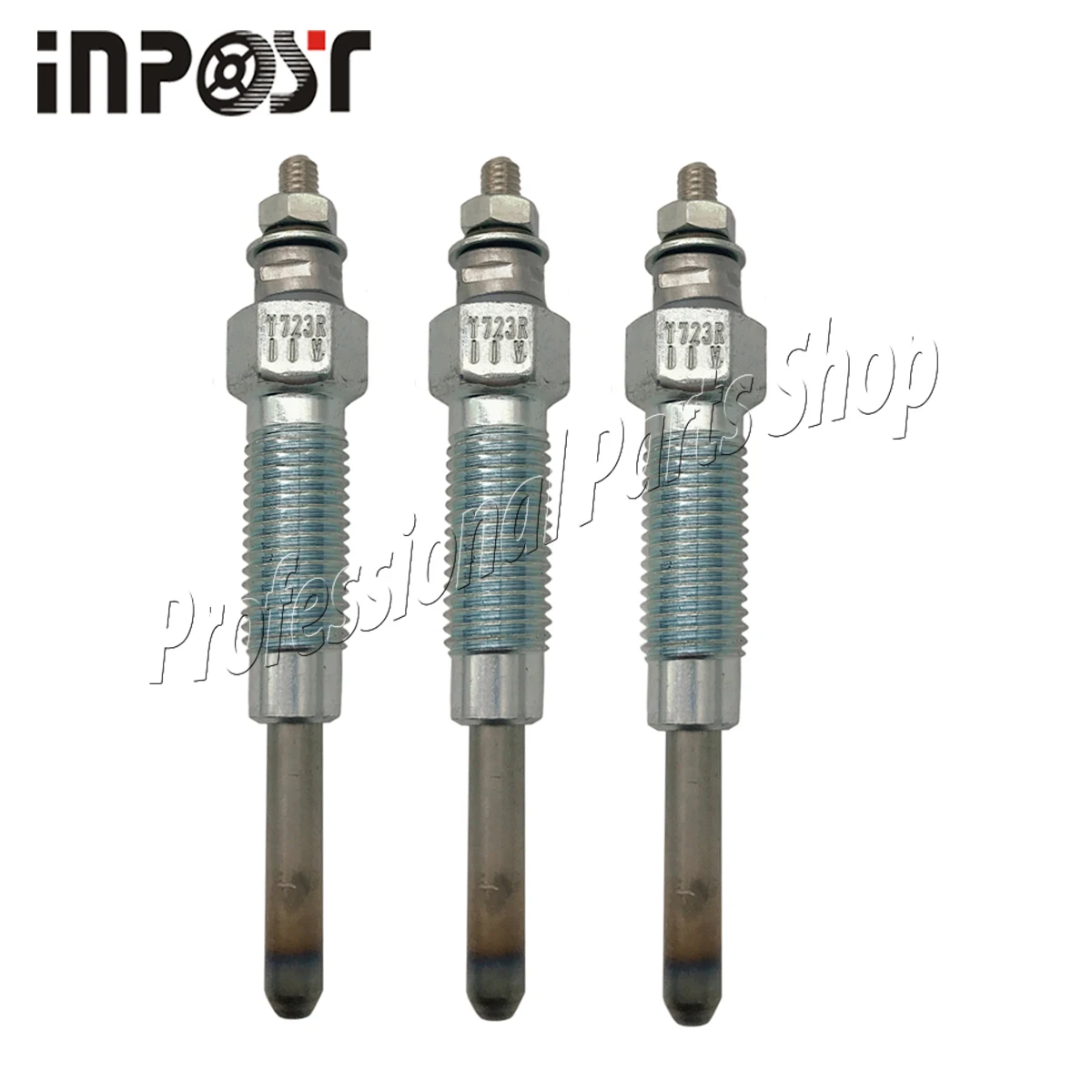 

3pc 11V L3E Glow Plug 30L66-00302 For Mitsubishi L3E Engine PelJob EB12.4 EB14