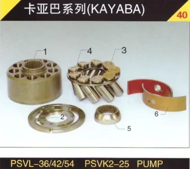 

KAYABA PSVL-54 hydraulic pump spare parts