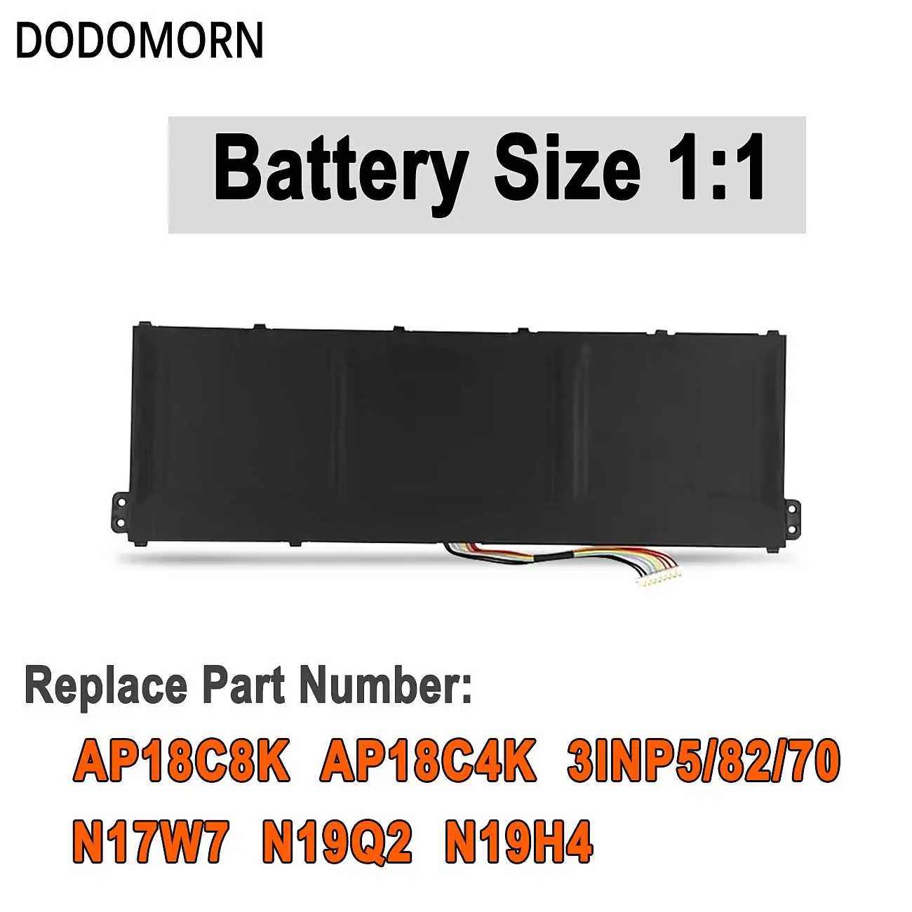 DODOMORN New AP18C8K Battery For Acer Aspire 5 A515-43-R057 R4MG R6F6 R6WW A515-44 R7NU R5UZ KT00304012 Fast delivery