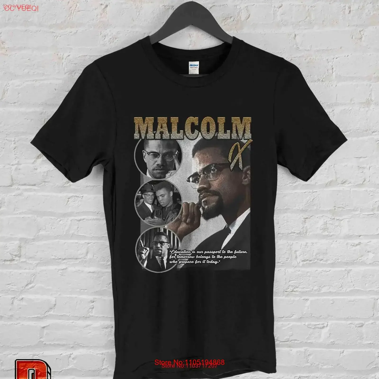 Malcolm x Vintage classic rap T Shirt civil rights movement clothing unisex memorable retro 90s perfect gift vintage Washed