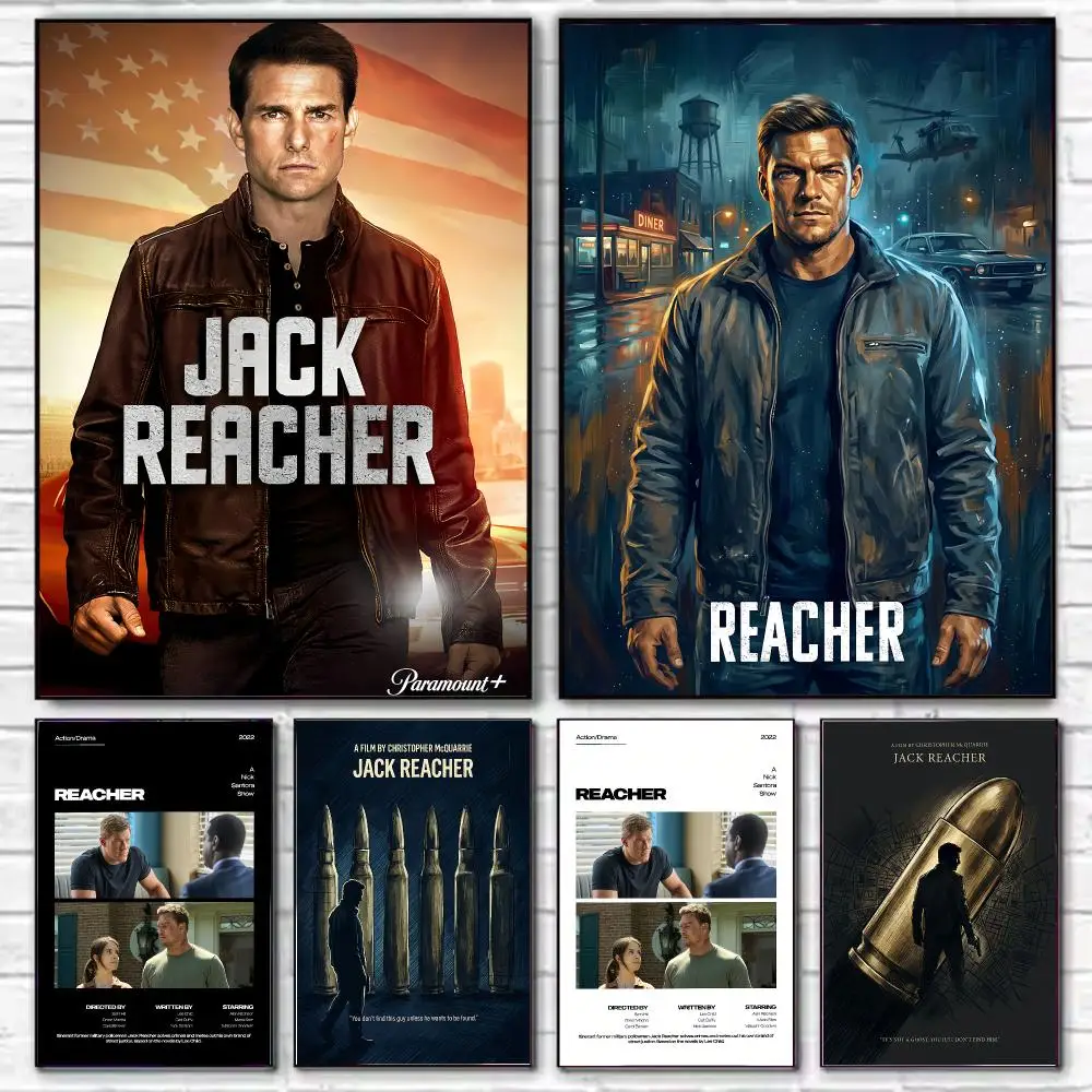 Action Thriller Movie J-Jack R-Reacher Poster HD Art Decorative Wall Art Waterproof Home Décor Gift