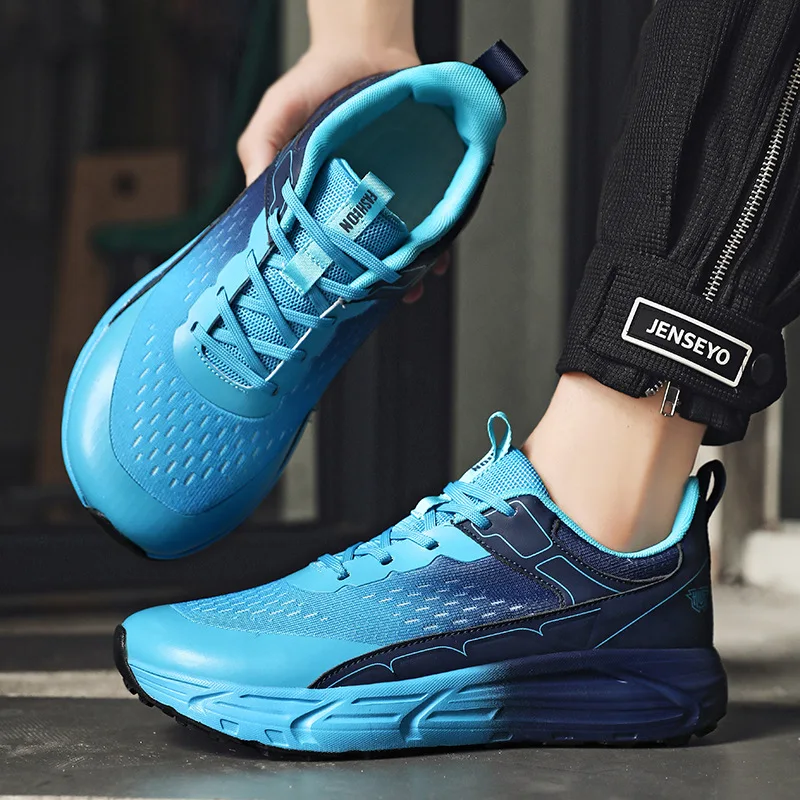 2025 New Running Shoes for Men Light Wide Toe Box Sneaker Mesh Uppers Outdoor Jogging Shoes Men Sport Shoes Women Size 36-47