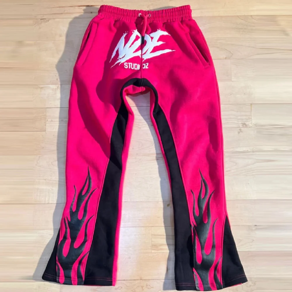 Unisex-Hose mit geradem Bein, lange Hose, 3D-Druck mit Tintenfleck-Motiv, schnelltrocknende Hose, für Damen und Herren, Streetwear, Sport, mit Kordelzug, Outdoor-Sweatpants. – Detail 8
