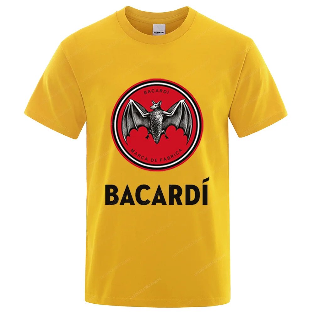 Bacardi T Shirt For Men Women Rum Cotton T Shirt Vintage Short Sleeve Tee Shirt Oversized Tops Free Shipping