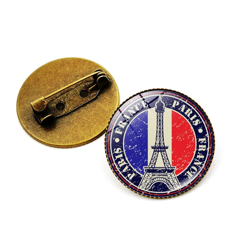 National Flag Pin Singapore United States Netherlands France United Kingdom Landmark Flags Clothes Paired Brooches Accessories