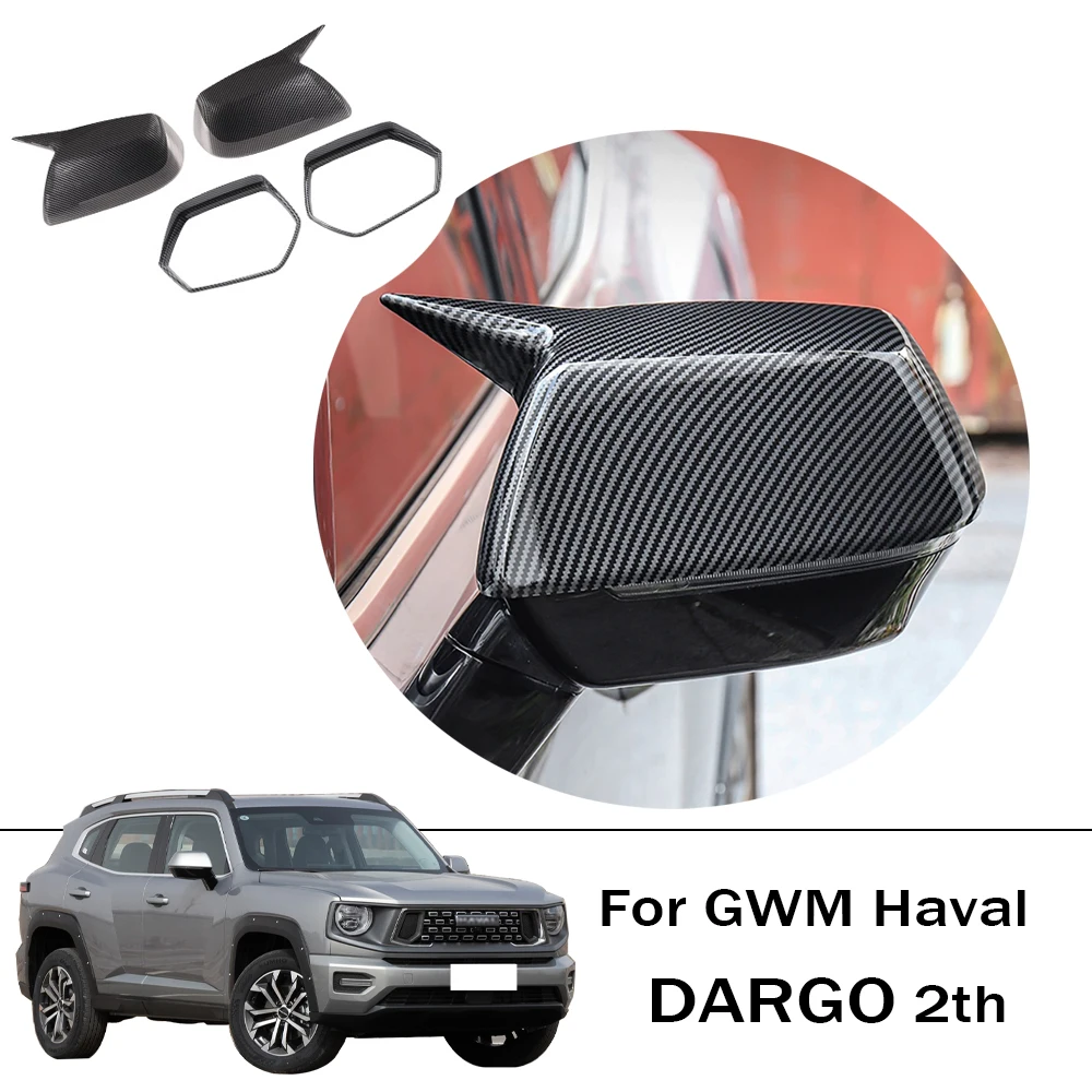 

Reversing Mirror Protective Cover Exterior Decoration For GWM Haval DARGO 2th Gen 2023 2024 Rear View Mirror Cover Modification