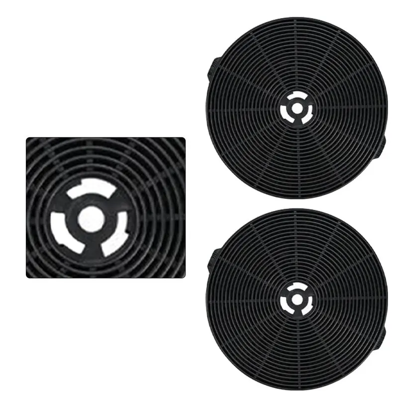 2 Buah 175*24Mm/ 139*26Mm/ 198*30Mm Filter Karbon Aktif Aksesori Tudung Dapur Filter Peralatan Dapur Gadget Dapur