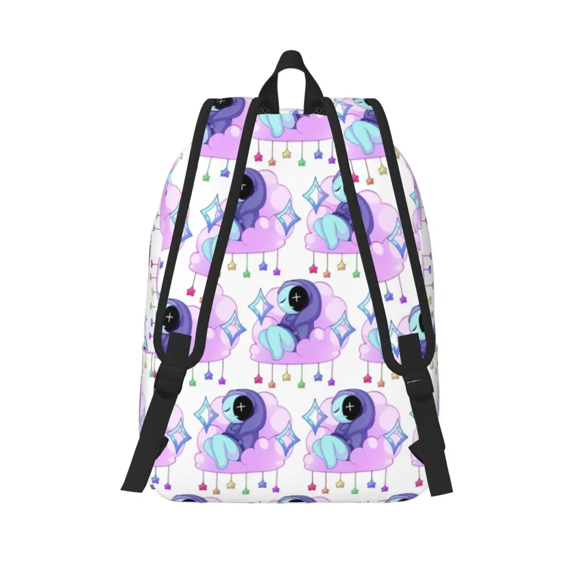 حقيبة ظهر Sleepy Astro Dandys World للطلاب في المدارس الثانوية المتوسطة حقيبة كتب للمراهقين من القماش حقيبة نهارية رياضية #3