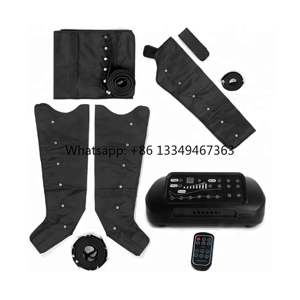 6 Chambers Air Compression Recoery Boots With Sleeves Leg Arm Foot Therapy System Pressotherapy Lymphatic Drainage