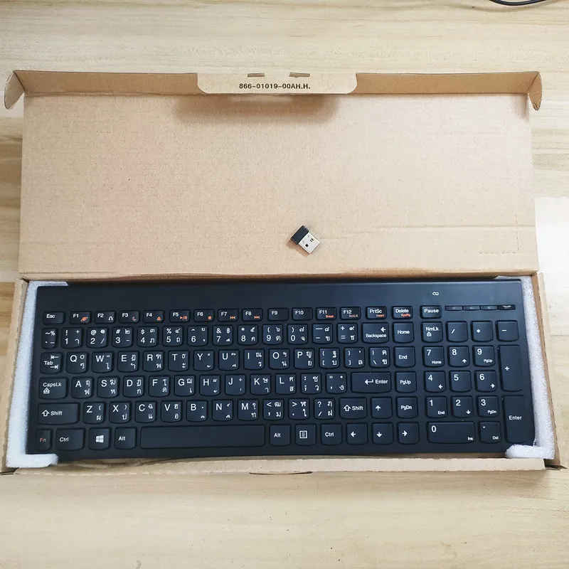 Thai layout Ultra-thin wireless keyboard and mouse set For Lenovo SK8861 Laptop desktop computer
