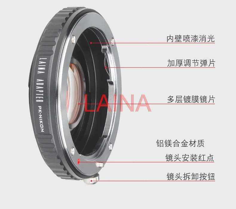 laina-pk-ai-レンズアダプター-ペンタックス-k-pk-マウントレンズ用-ニコン-f-ai-afd-d750-d610-d800-d90-d7000-デジタル一眼レフカメラ用