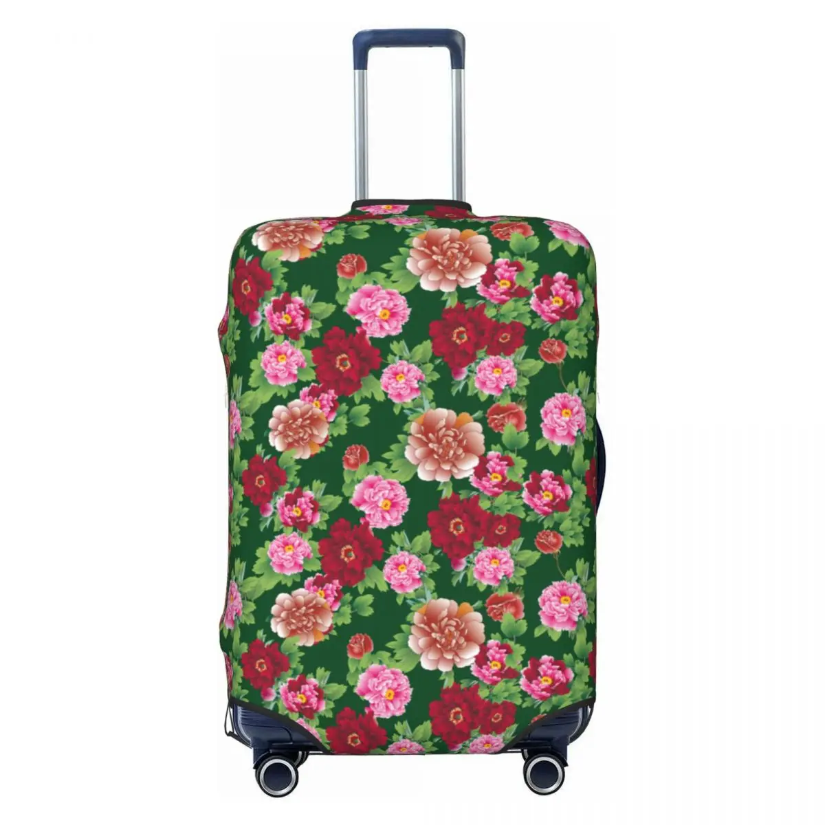 New Northeast Big Flower Design Suitcase Cover Chinese Style Travel Protector Vacation Practical Luggage Supplies