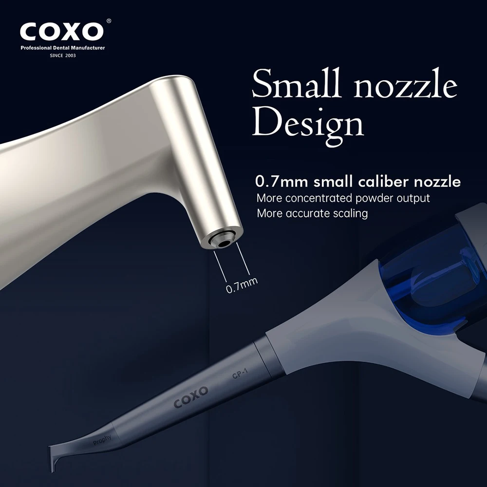 Dental Air Polisher COXO CP-1 Air Flow Whitening Tooth Cleaning Tool Spray Supragingival and Subgingival Airbrasion Dentistry