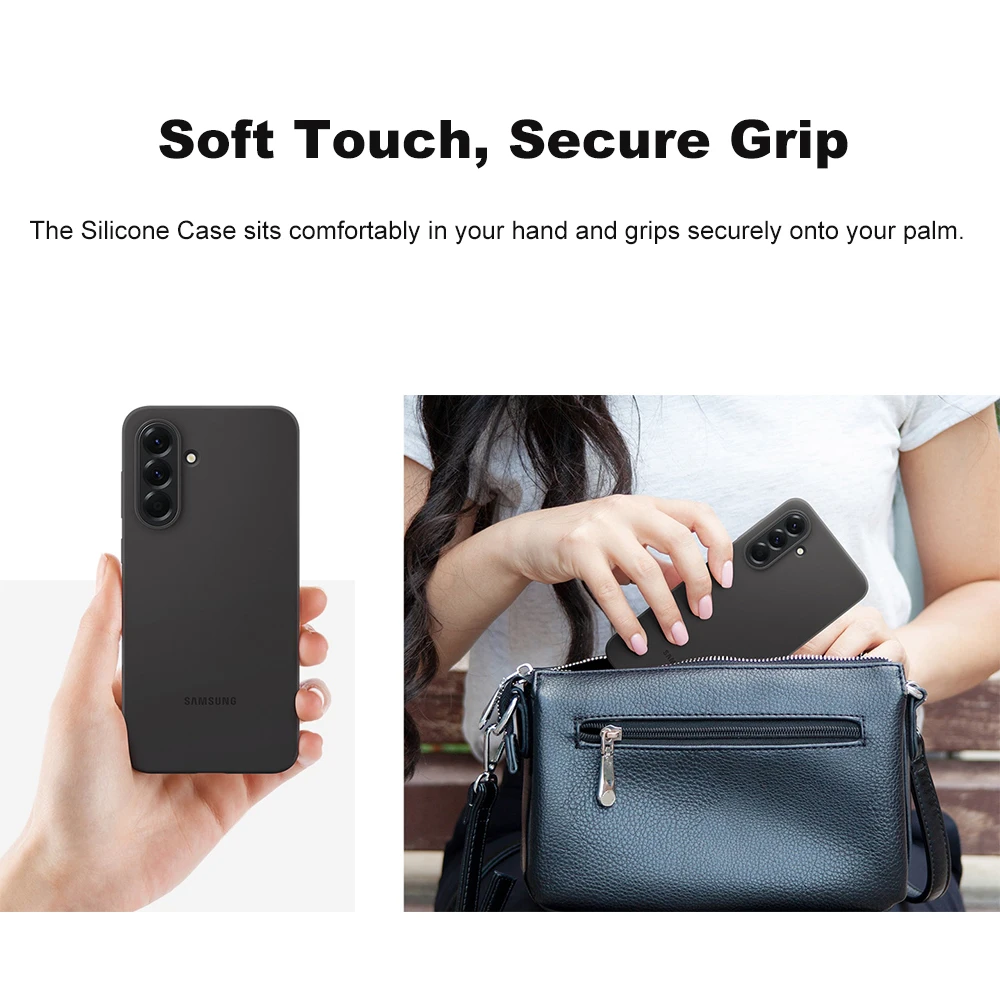 Oryginalne silikonowe etui Samsung Galaxy A56 5G Wysokiej jakości miękkie silikonowe etui A56 5G EF-PA566CBEGWW — zdjęcie produktu 6