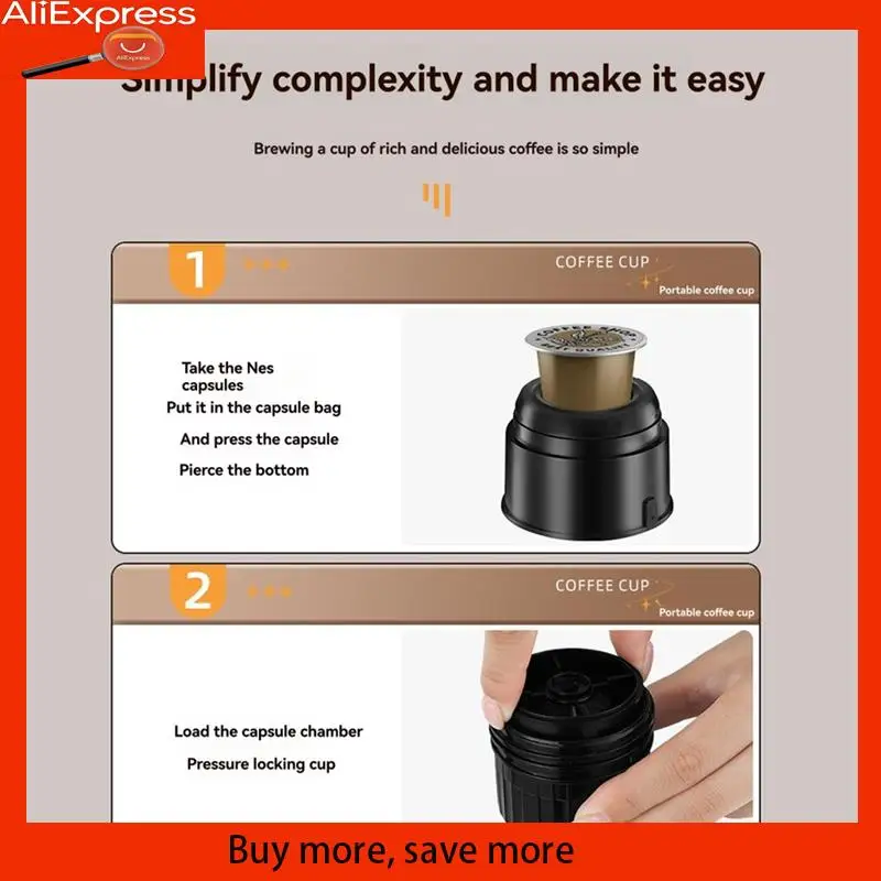 

A67Z Portable Cordless Coffee Maker Handheld Electric Espresso Machine With Rechargeable Battery Heating Function For Travel