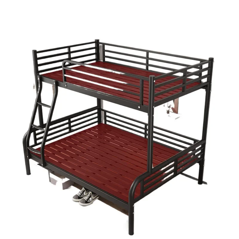 Upper and lower bunk bed Double bunk  Children's student dormitory High and low  Adult  Household iron frame