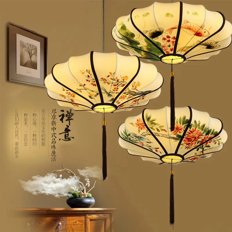 

Chinese classical style chandeliers Restaurant Club Hotel Tea House Room Pendant Lights home Decor Fixtures Suspension Lighting