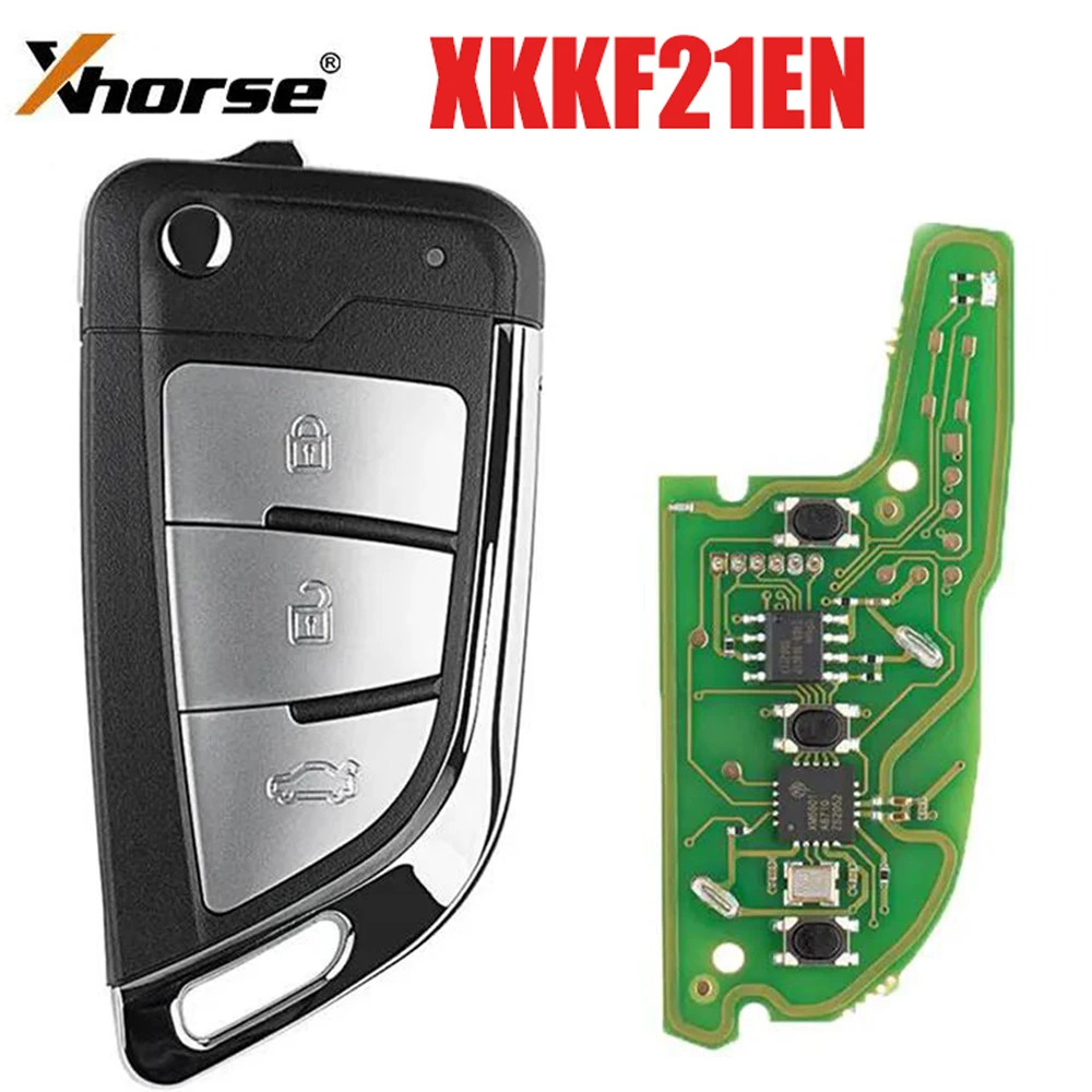 Xhorse XKKF21EN Universal VVDI Wire Remote Key 3 Buttons Car Remote Key for VVDI VVDI2 Key Tool Car Key English Version