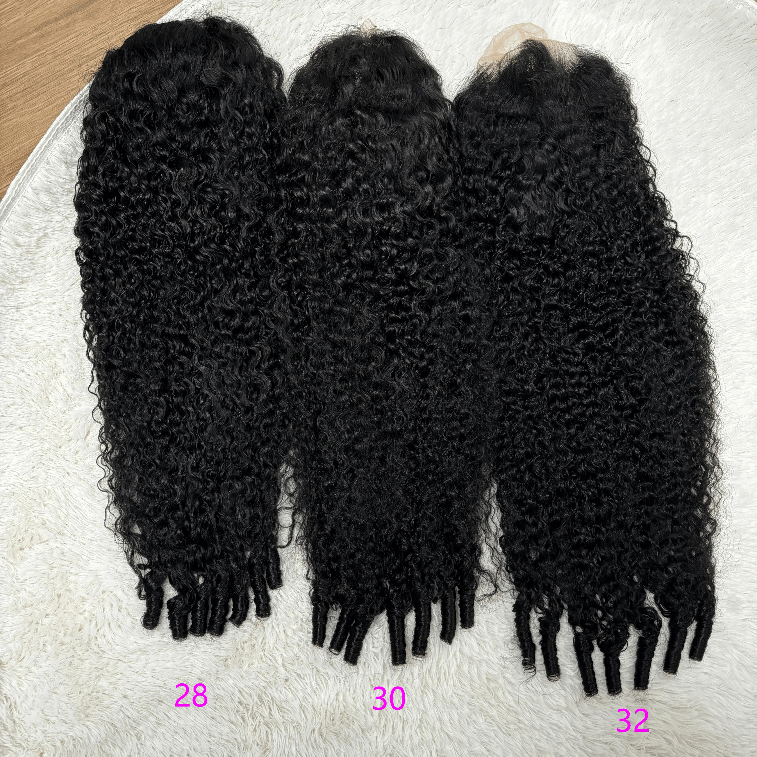 Burmese Curly 12A Grade Human Hair Wigs Brazilian Burmese Curl Wigs Lace Frontal Wig For Women HD Transparent Lace For Woman