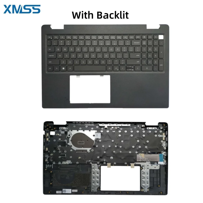 

New Palmrest Cover US English Keyboard For Dell Lattiude 3520 E3520 0DJP76 DJP76