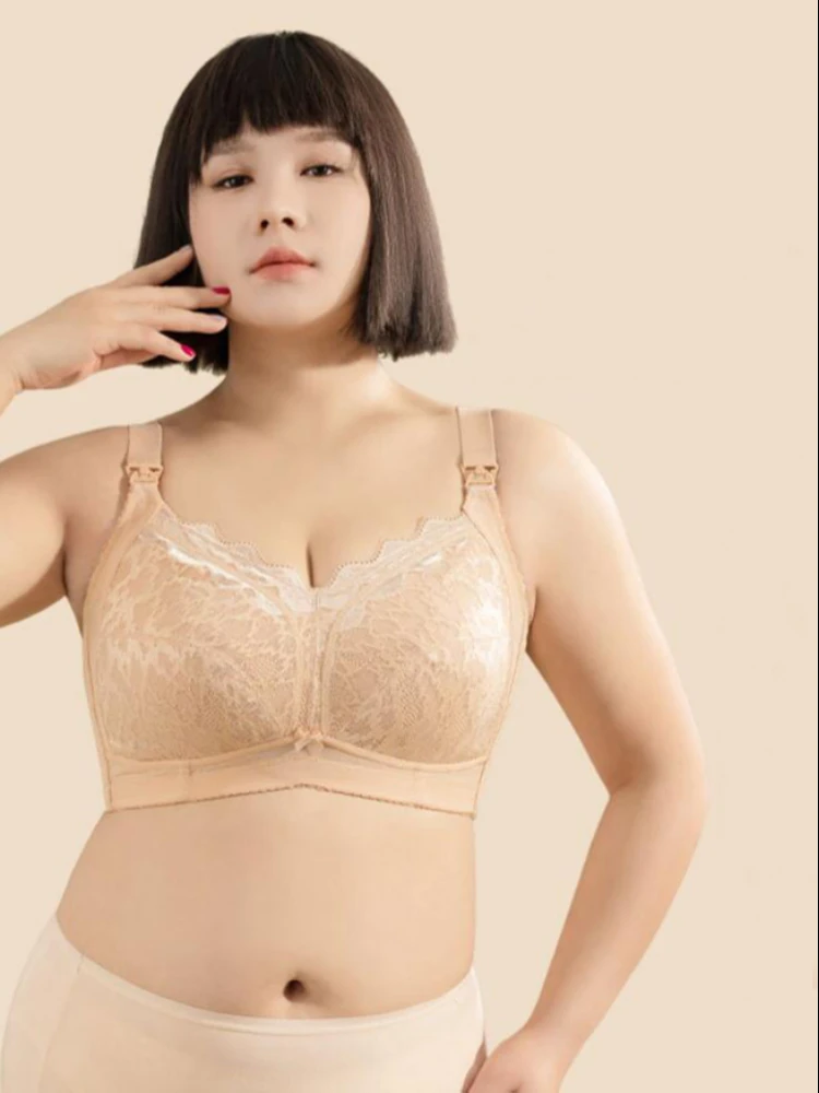 Maternity Bra For Breast Pump Special Nursing Breastfeeding Bras Plus Size 75 80 85 90 95 100 105 110 B C D E F G H I J Cup bh