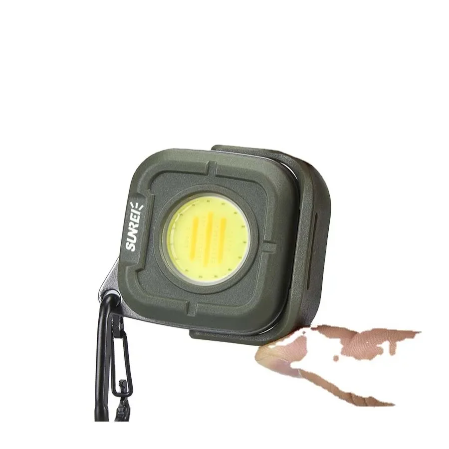 Sunrei C500 Best Sale To USA Europe Portable Lamp Light COB Red Light Work Garden Camping Light Mini 500lum