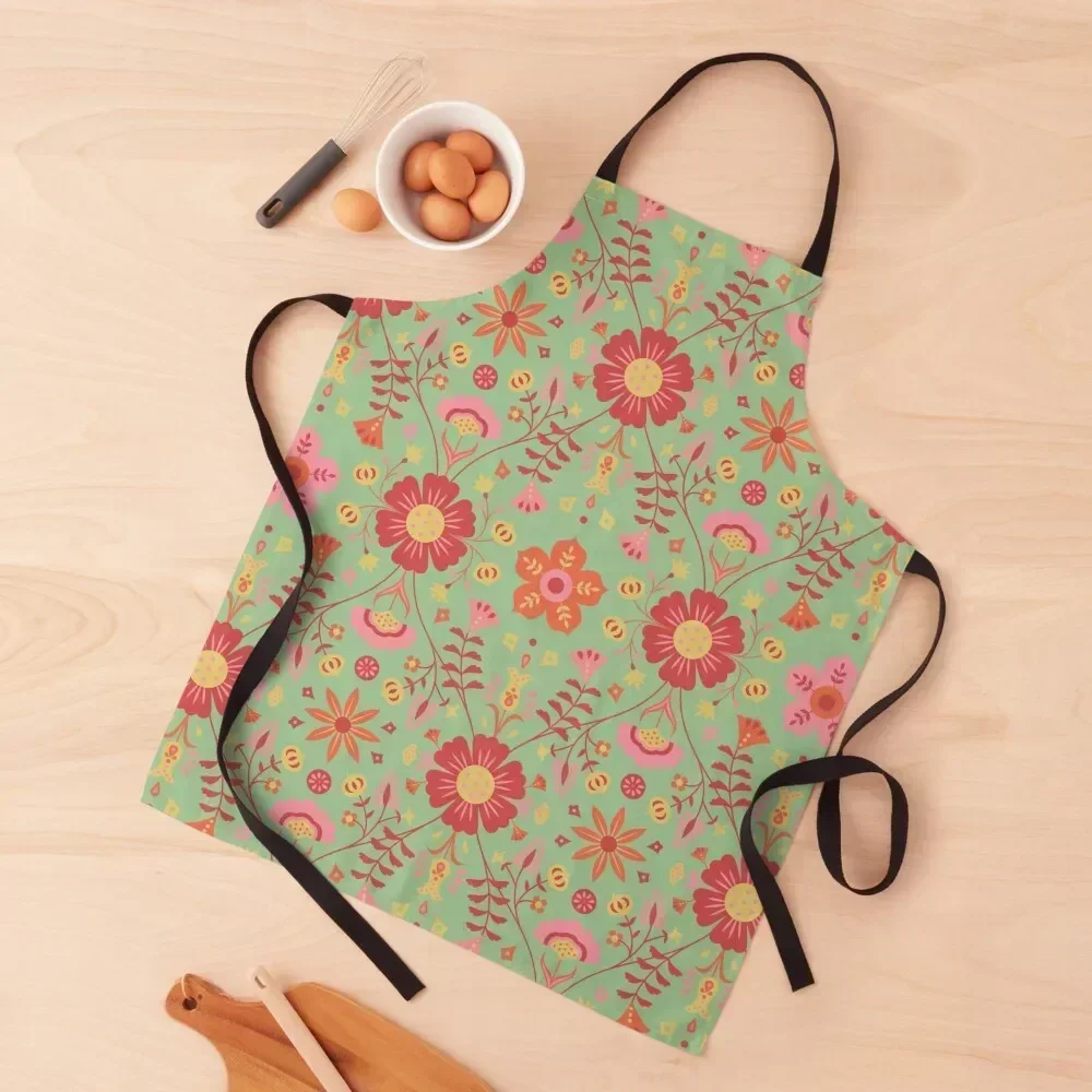 

August Floral Apron beauty master professional hairdressing Apron