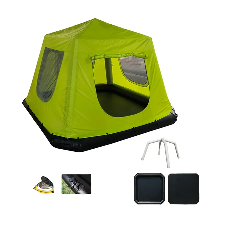 NEW Customized cheep inflatable pool tent tente gonflable Inflatable Floating Dock Floating Raft on water