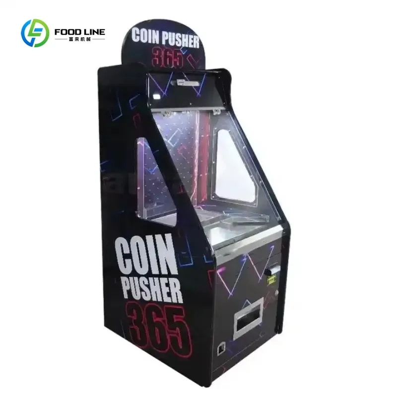 Single Player Coin Pusher Machine Popular USA for Commercial Arcade Game Center Custom