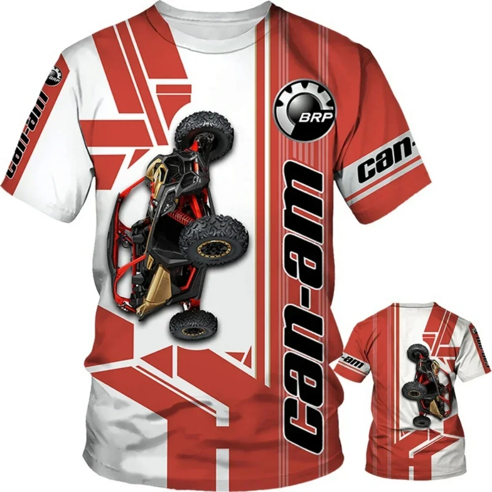 Can-Am Team BRP Racing T-Shirt, 3D-gedruckte, schnell trocknende und atmungsaktive Sportbekleidung für den Sommer, Outdoor-Streetwear – Detail 11