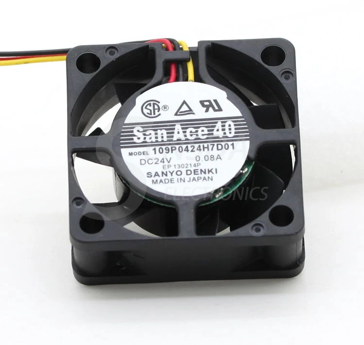 

Для Sanyo 109P0424H7D01 4015 4 см 40 мм DC 24 В 0,08 А радиаторное оборудование охлаждающие осевые вентиляторы