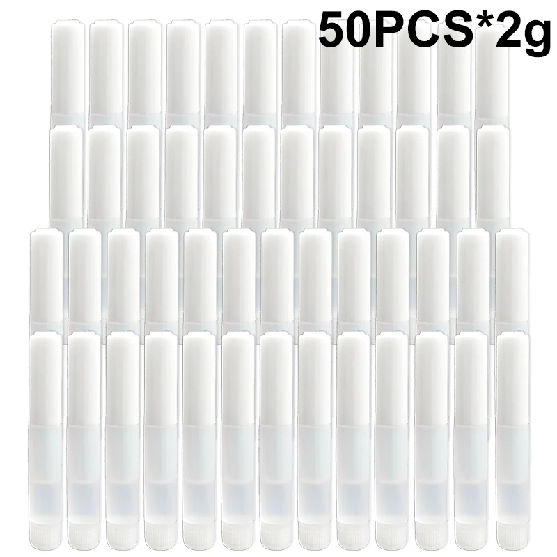 1/5/10/20/30/50/100 ชิ้น 2 กรัมแห้งเร็วเล็บกาวเครื่องมือมืออาชีพบอนด์ยาวนานกดบนเล็บปลอมเล็บปลอมไรน์สโตน