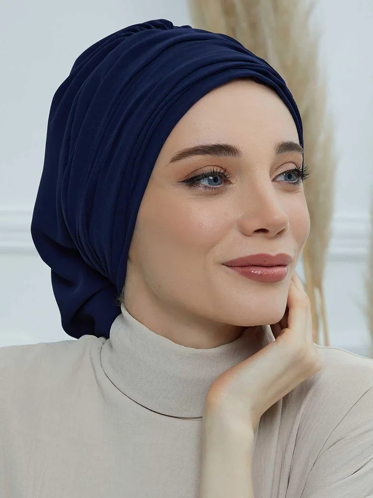 Neue muslimische Hut Hijabs für Frau Kappe sofort islamische Frauen Turban Hut Damen Kopf wickel indischen Hut