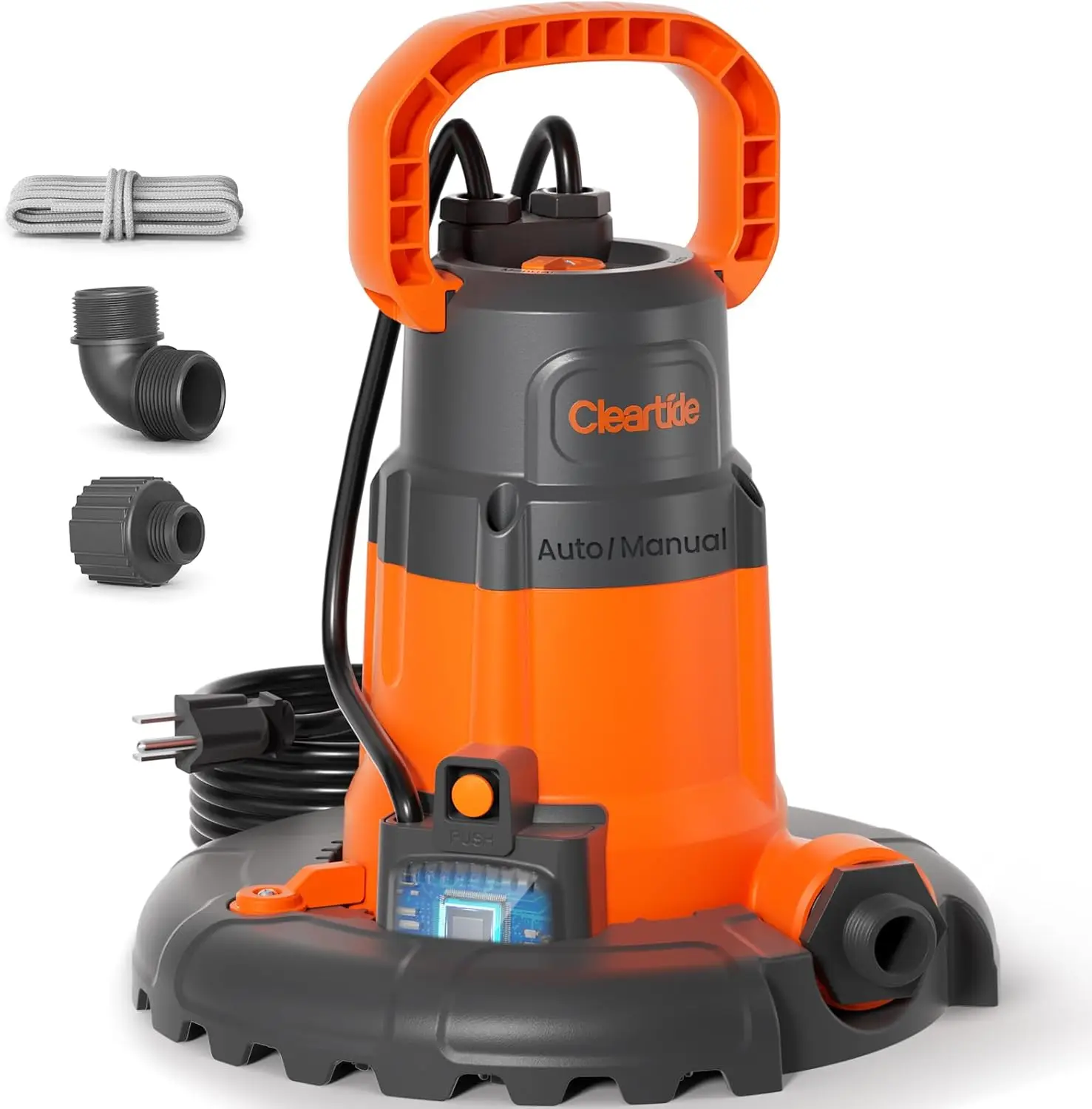 

Умный автоматический насос для покрытия бассейна, 1/4 л.с., 2160 галлонов в час, с автоматическим включением/выключением и защитой от замерзания, насос для заглубленных/наземных зимних бассейнов