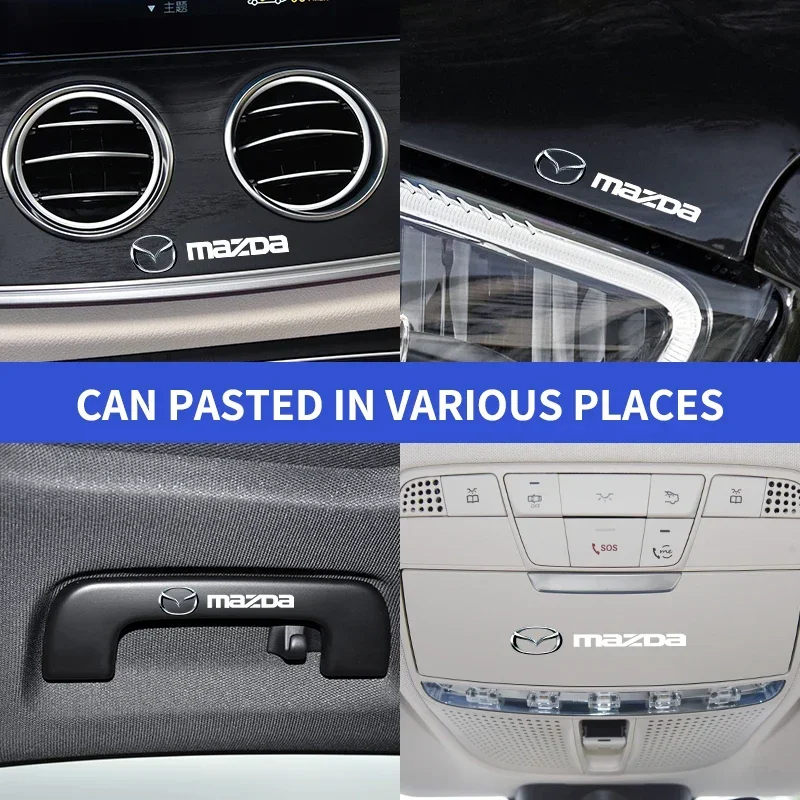 Car Goods Brake Caliper Badge Sticker Decal for Mazda CX5 CX3 CX9 CX7 CX6 6 Protege Axela RX7 MX5 CX9 Atenza Auto Accessories