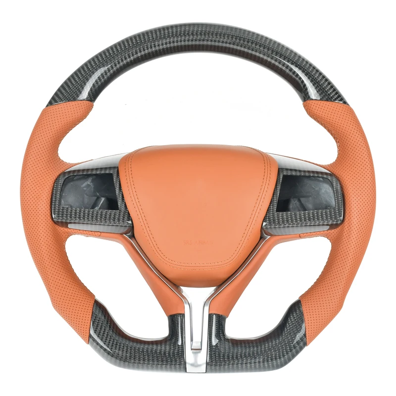 For Maserati Ghibli Levante Quattroporte Carbon Fiber Steering Wheel Customization